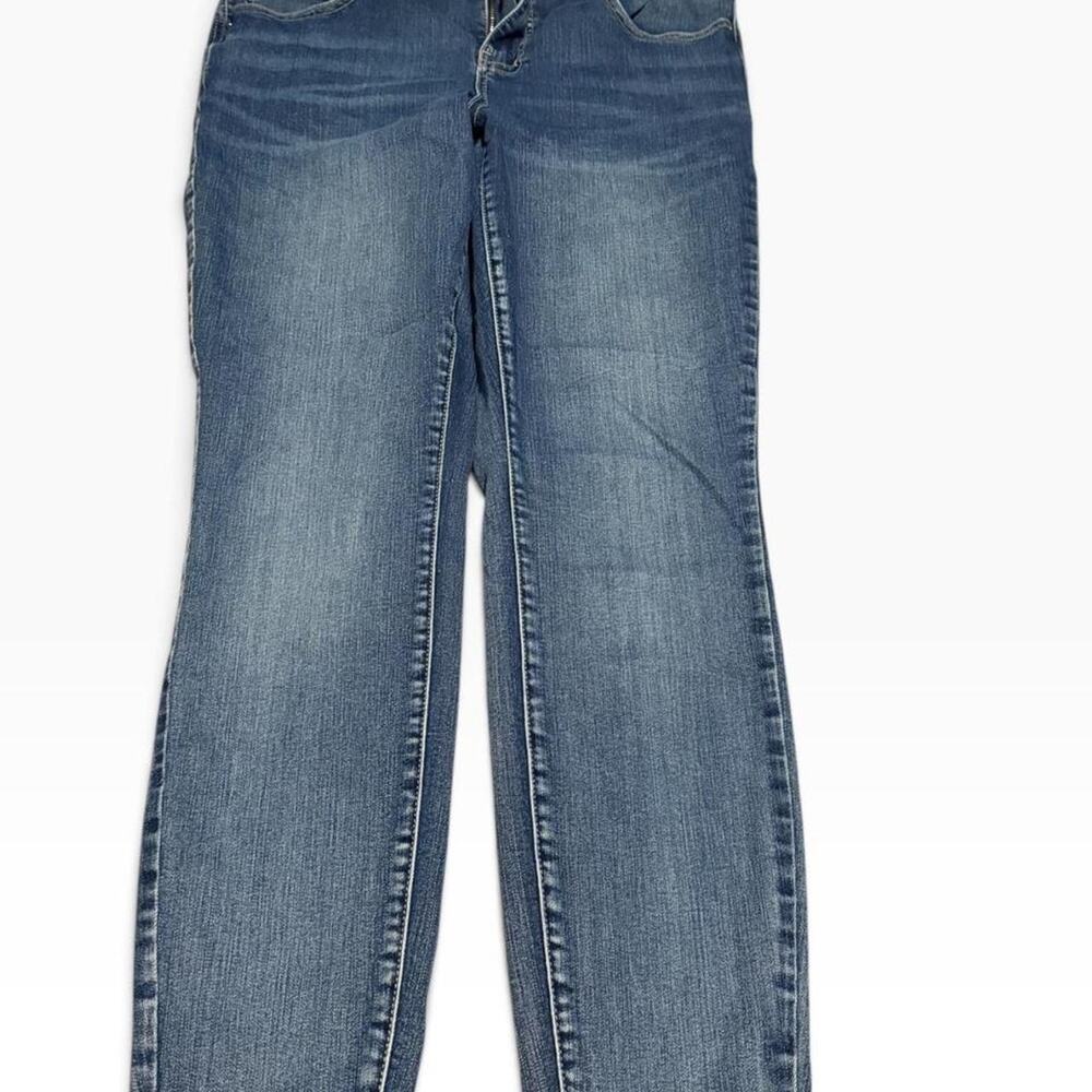 Maurices Everflex High Rise Skinny Jeans 14W Reg Plus Blue